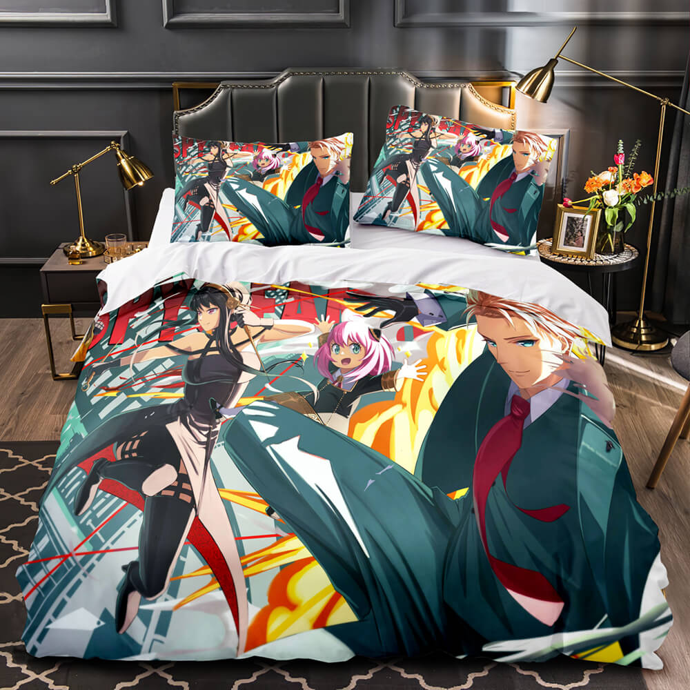 Juego de cama SPY×FAMILY 2022, fundas de edredón para cosplay