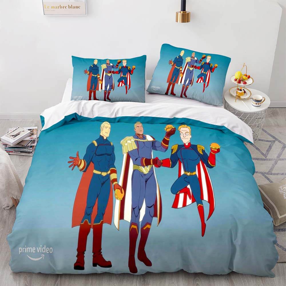2022 The Boys presenta el juego de cama Diabolical, edredón y funda de edredón