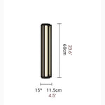 Aplique de pared LED creativo impermeable para exteriores para patio y porche