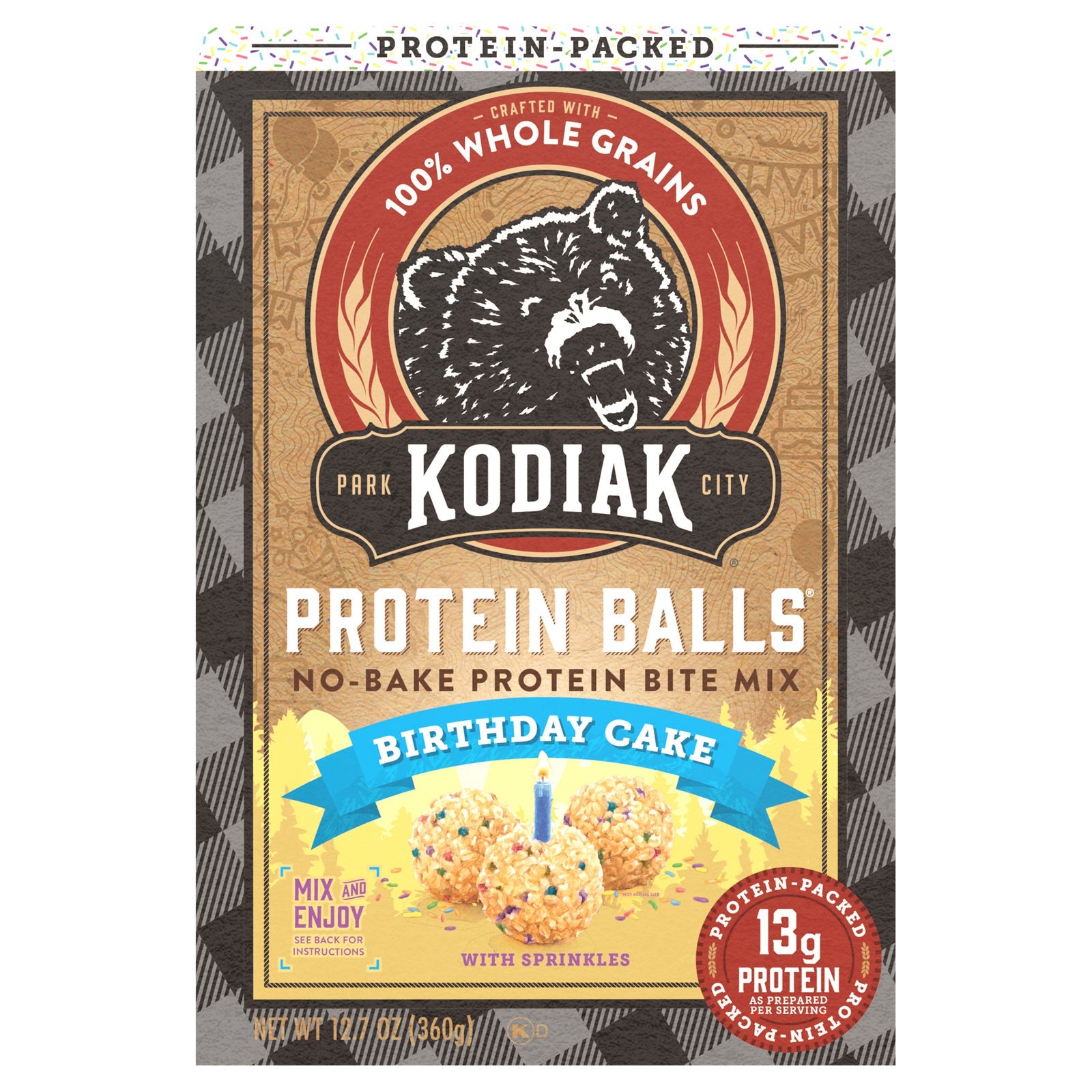 Kodiak Cakes Birthday Cake Protein Balls - 6 x 12.7 oz