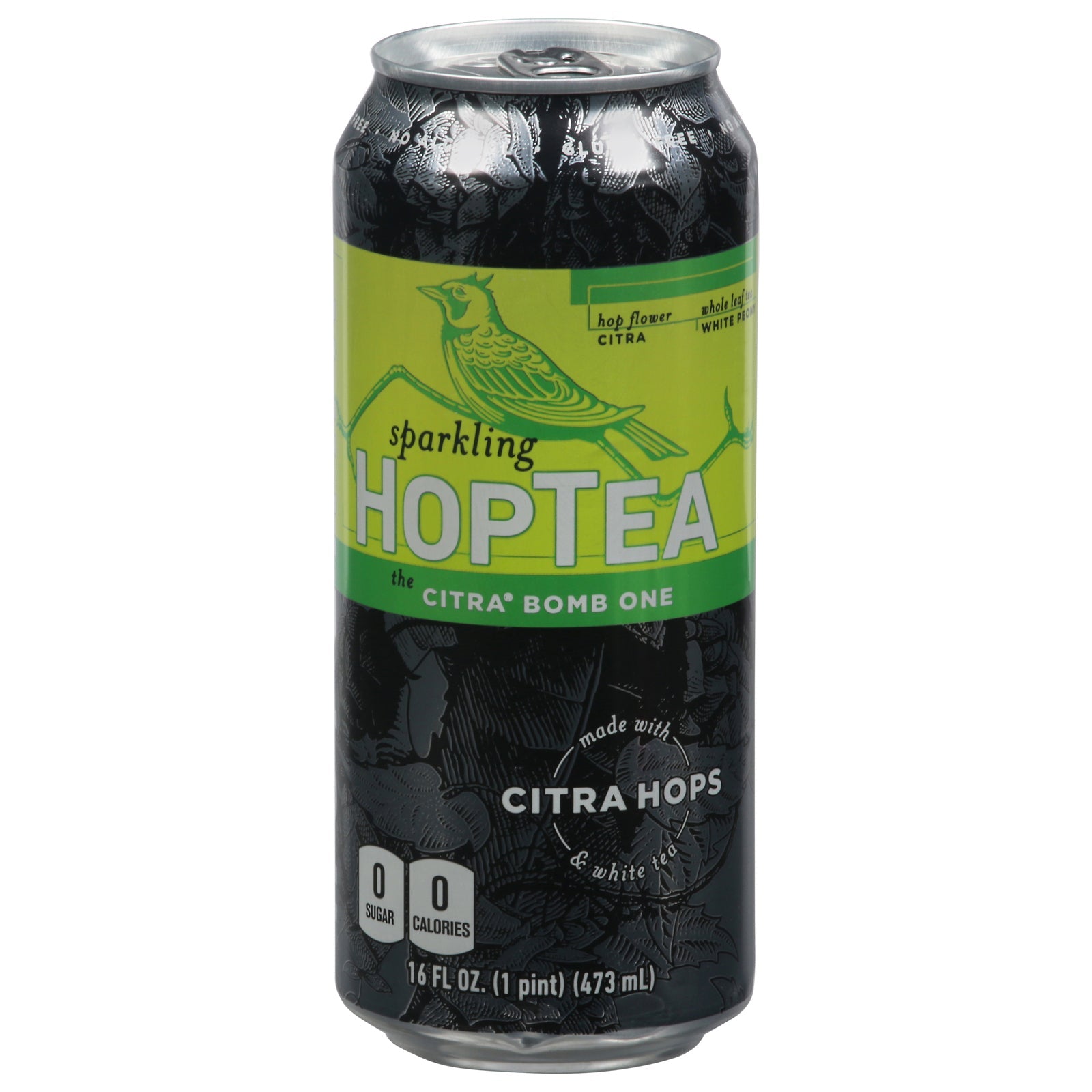 Té de lúpulo espumoso Hoplark Hoptea The Citra Bomb - 12 x 16 fl oz