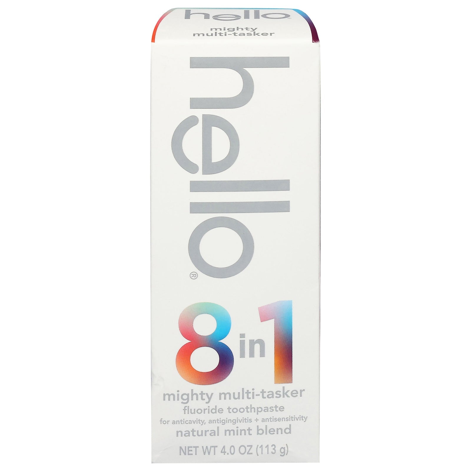 Pasta dental multiusos con flúor Hello Products, LLC - 113 g - Paquete individual