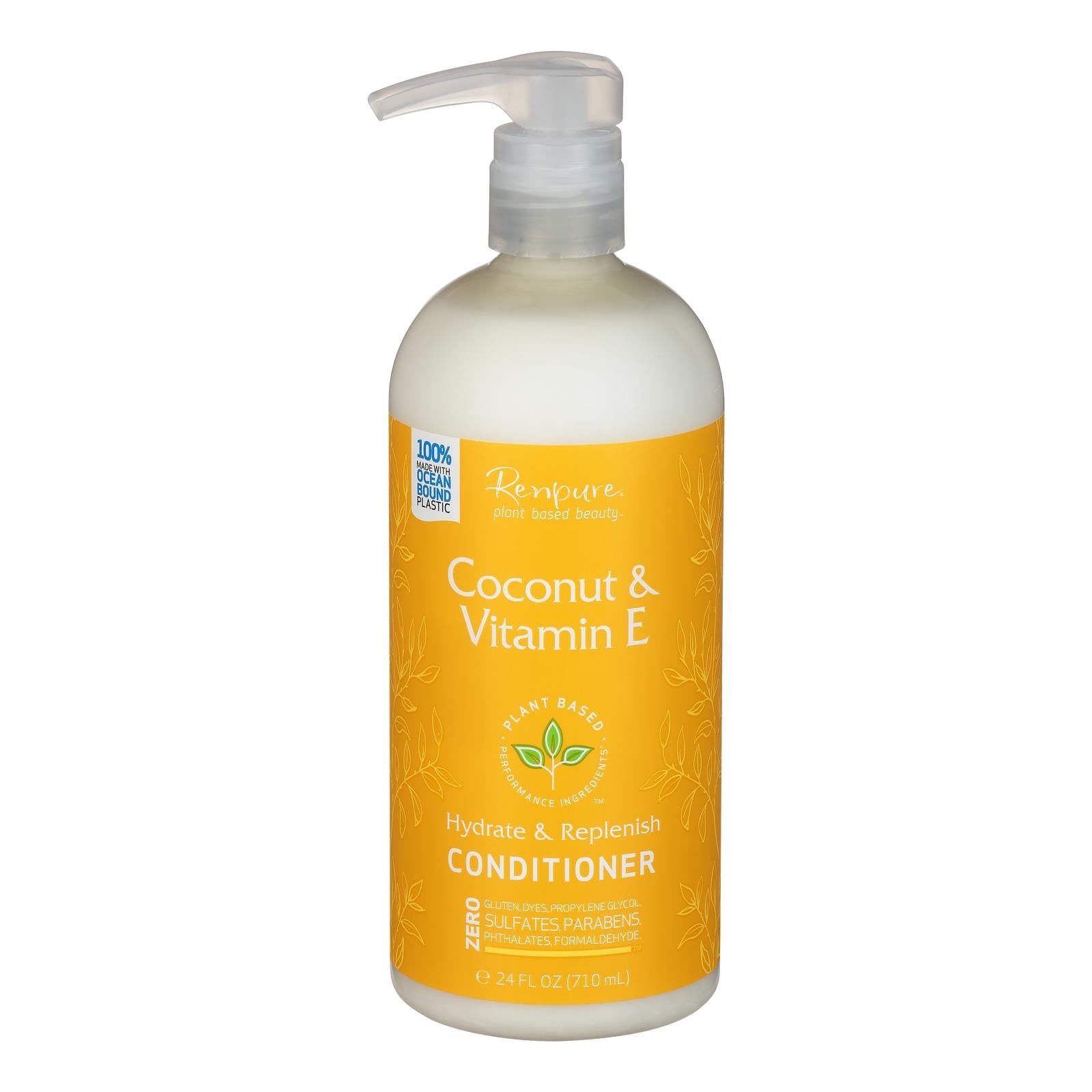 Renpure - Acondicionador Agua de coco y vitamina E - 24 fl oz