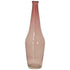 20in Translucent Pink Glass Rose Vase
