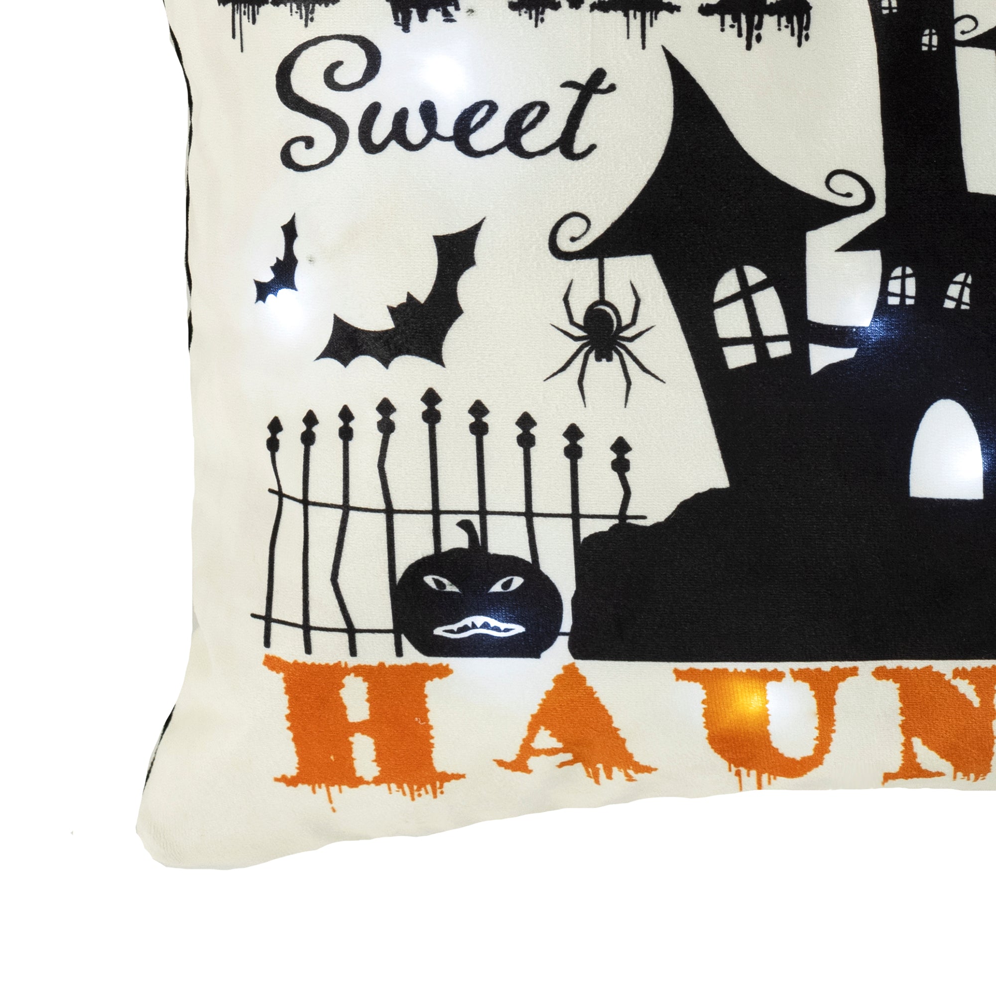 Sweet Haunted Home LED Decorative Pillow
