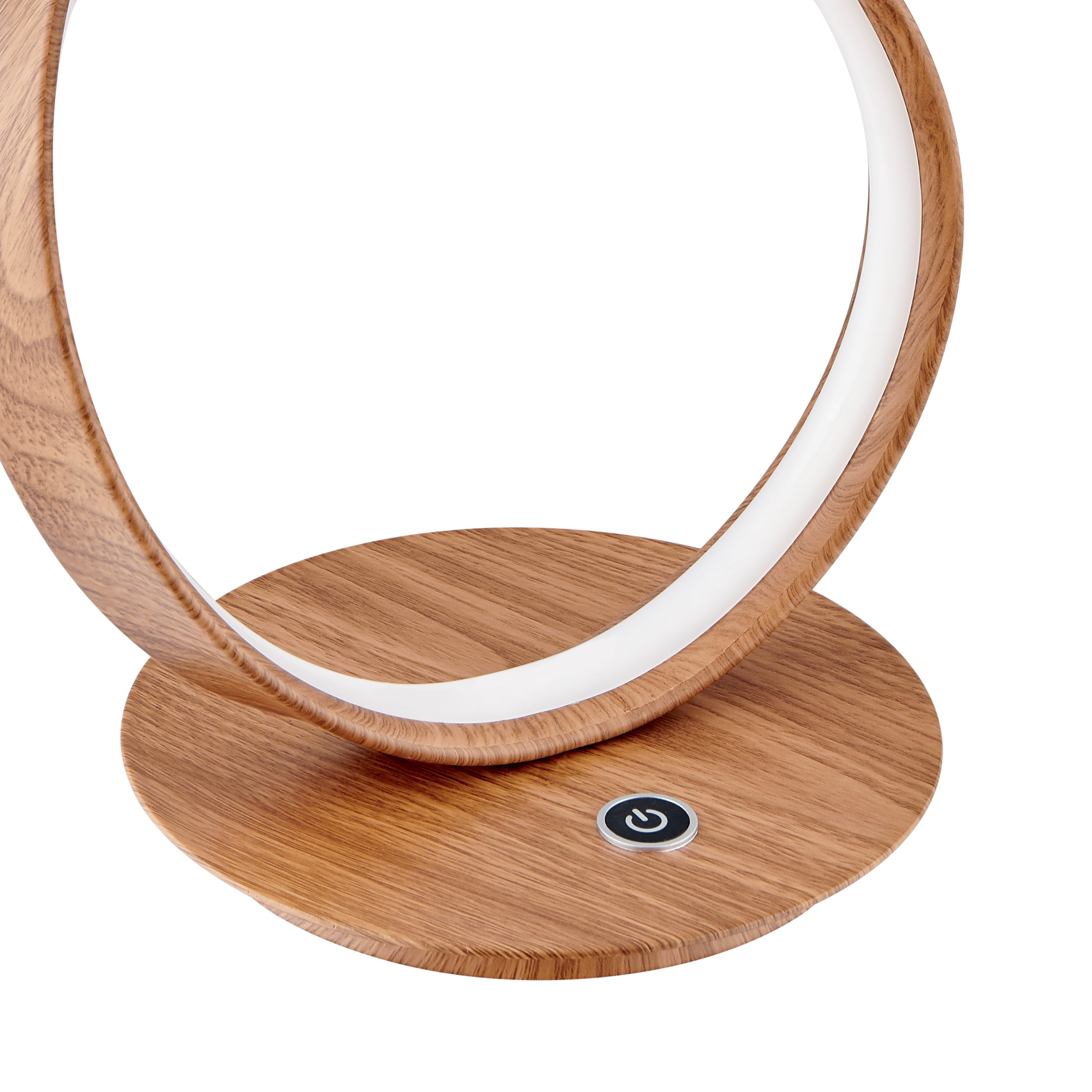 Lámpara de mesa Amsterdam LED con regulador táctil // Madera clara