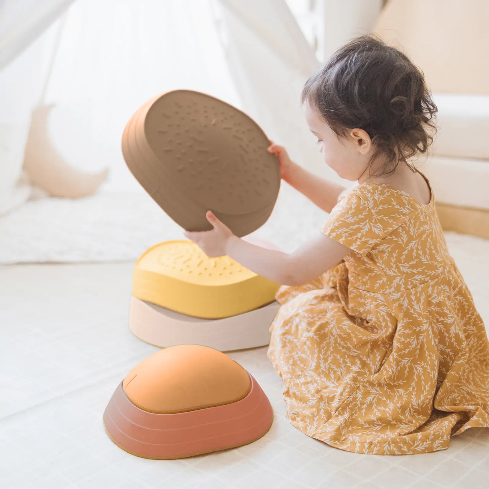 Tiny Land Stepping Stones - Sunset Hues