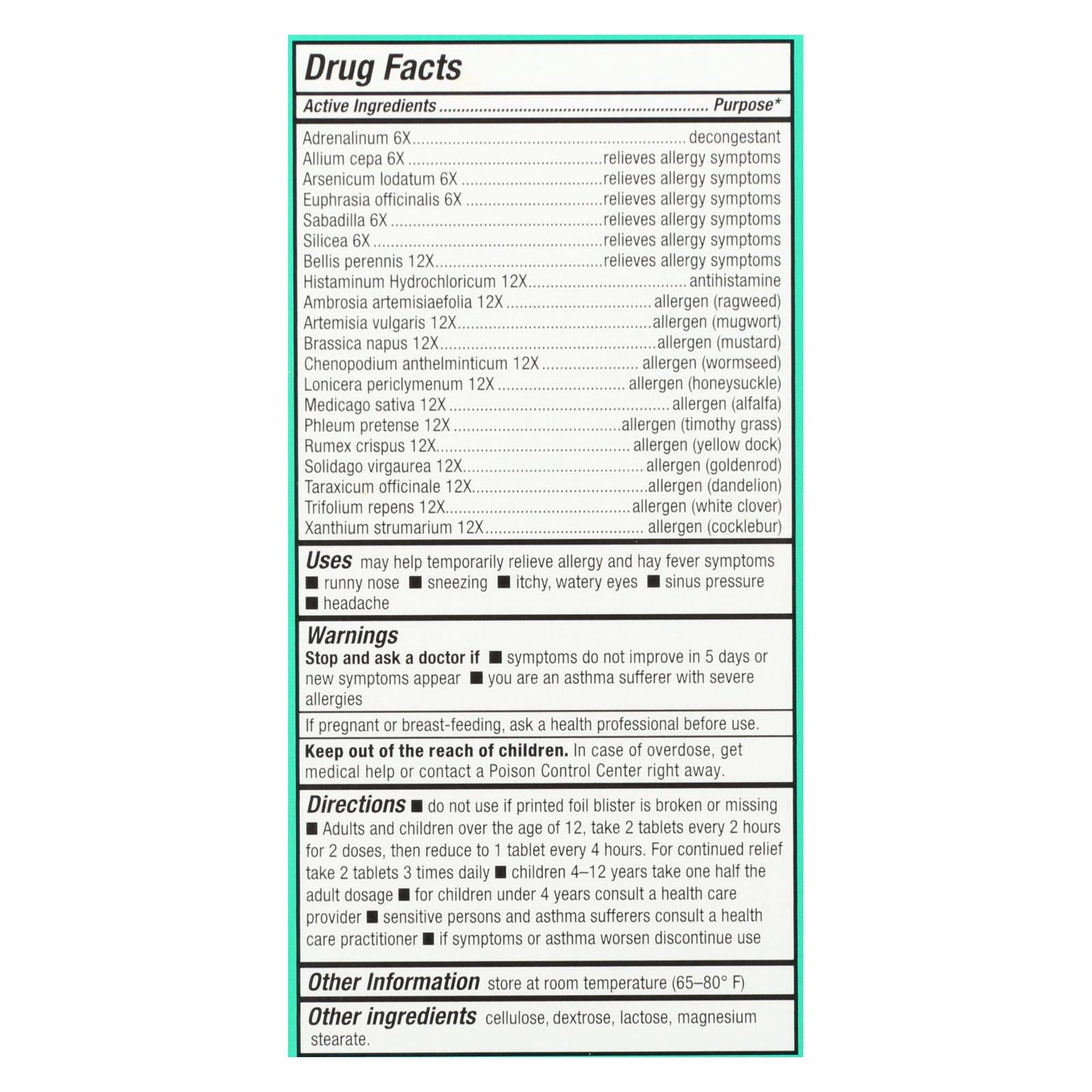 Bio-allers - Tratamiento para alergias en exteriores - 60 comprimidos