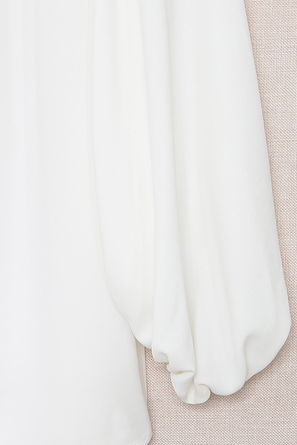 Chic White Off-Shoulder Top