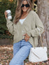 Drop Shoulder Viscose Cardigan