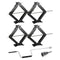 24" 9000lbs RV Stabilizer Jack Trailer Camper Leveling Scissor Jacks with Handle, Set of 4