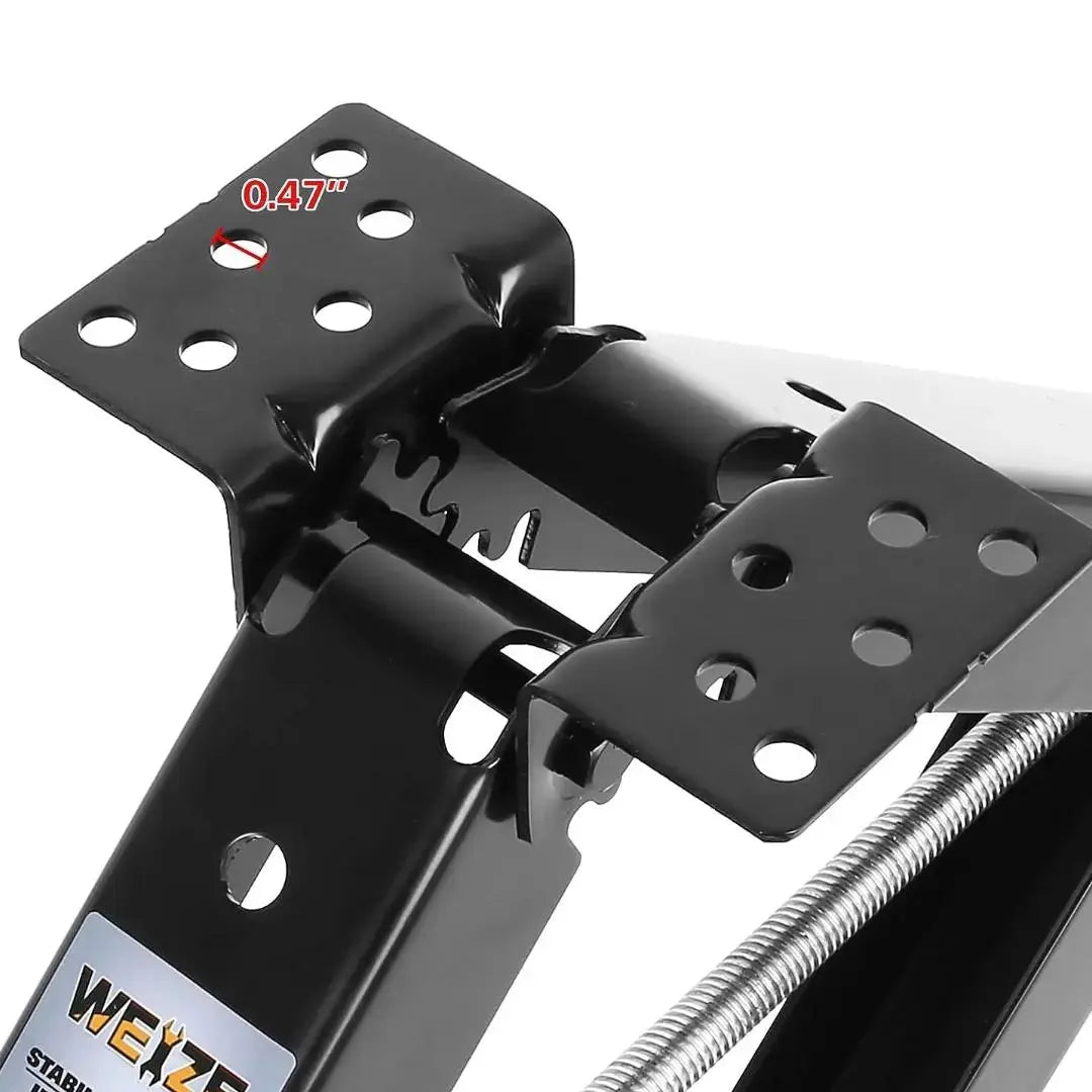 24" 9000lbs RV Stabilizer Jack Trailer Camper Leveling Scissor Jacks with Handle, Set of 4