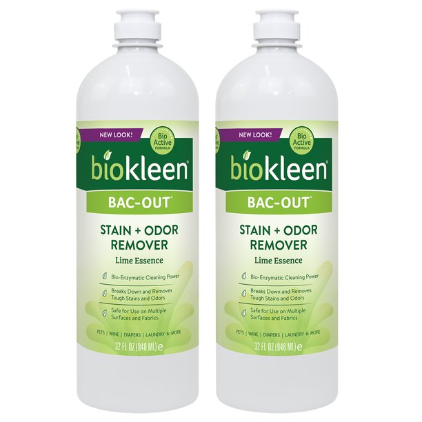 Quitamanchas y olores para mascotas Biokleen Bac Out (paquete de 4) (botellas de 947 ml) 