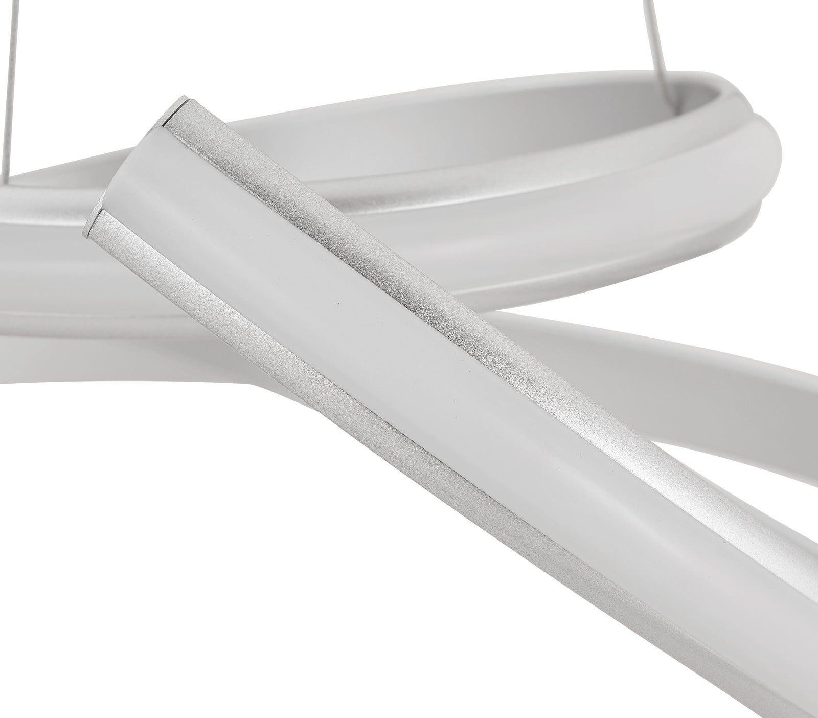 Lámpara de araña LED regulable Oslo // Plata