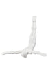 Escultura decorativa de pared de buzo de 11 pulgadas, color blanco mate