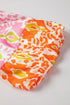 Orange and Pink Colorblock Blouse