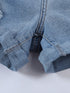 Patriotic Distressed Denim Shorts