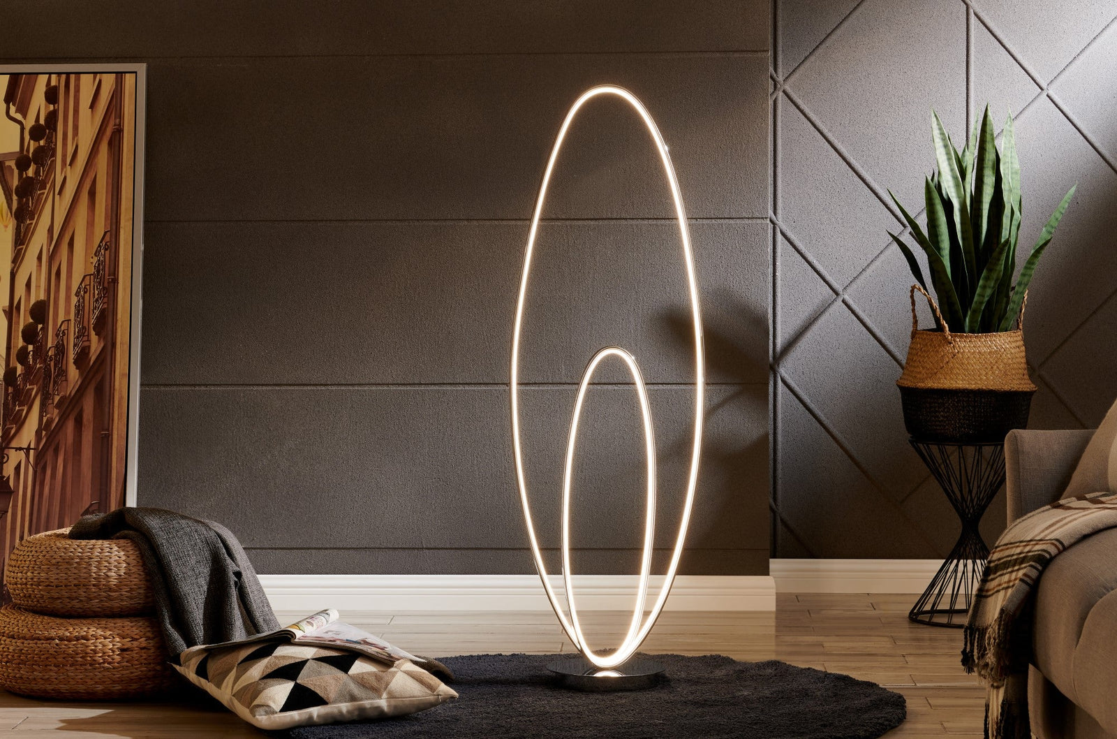 Milan Chrome LED 65