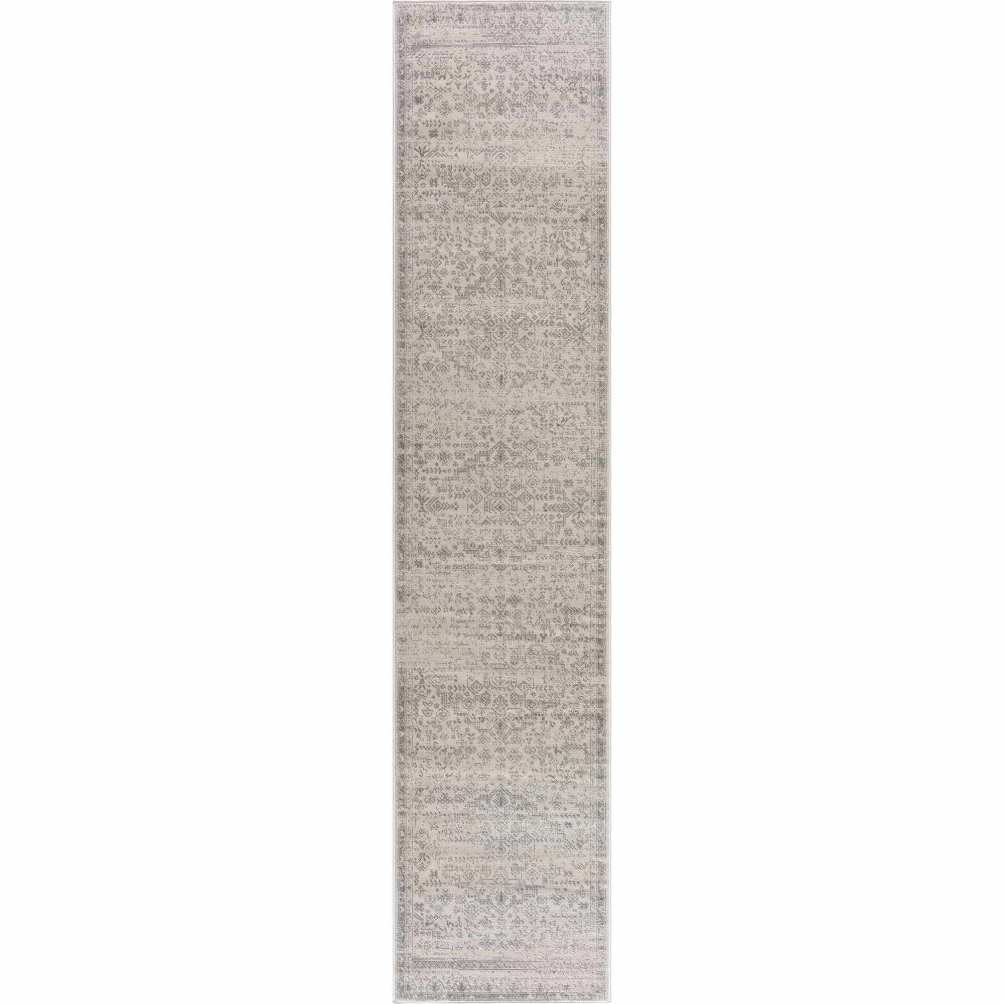 Alfombra Tigried color marfil y gris 2323 - Liquidación