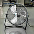 ACHAZEL 20" 3-Speed High Velocity Floor Fan, 4650 CFM, Heavy Duty Metal Industrial Shop Fan with Wall-Mount System, Ideal for Garage, Workshop & Commercial Use
