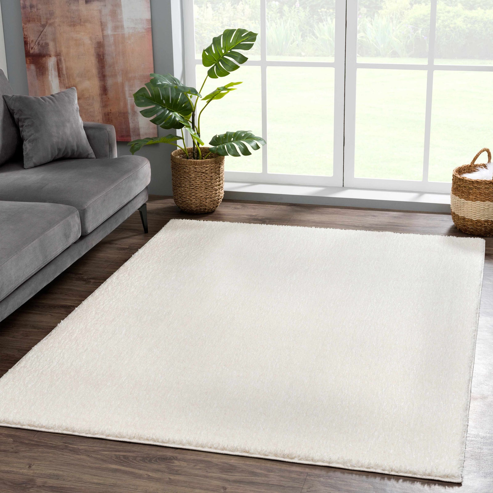 Alfombra lavable Judy White