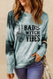 Plus Size Tie Dye Halloween Shirt