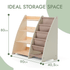 2 in 1 Montessori Shelf for Books and Toys