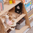 2 in 1 Montessori Shelf for Books and Toys