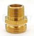 Adaptador de manguera de jardín de 3/4" FPT x 1/2" MPT GES01