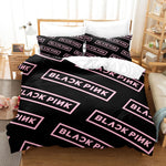 Juego de cama de cosplay de Blackpink, funda de edredón sin relleno