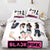 Juego de cama de cosplay de Blackpink, funda de edredón sin relleno