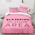 Juego de cama de cosplay de Blackpink, funda de edredón sin relleno