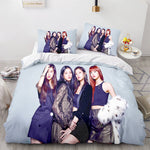 Juego de cama de cosplay de Blackpink, funda de edredón sin relleno