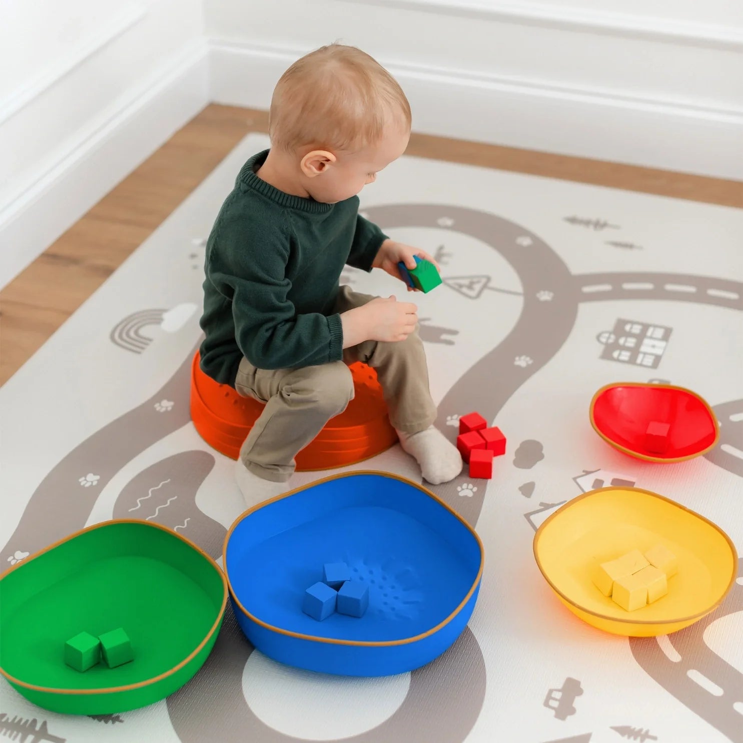 Tiny Land Stepping Stones - Rainbow Color