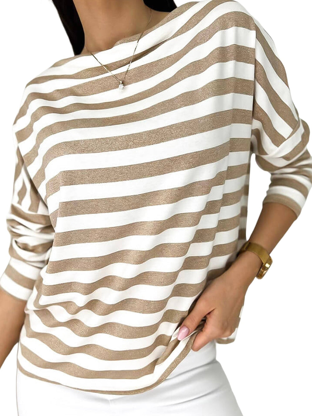 Feminine Mock Neck Top