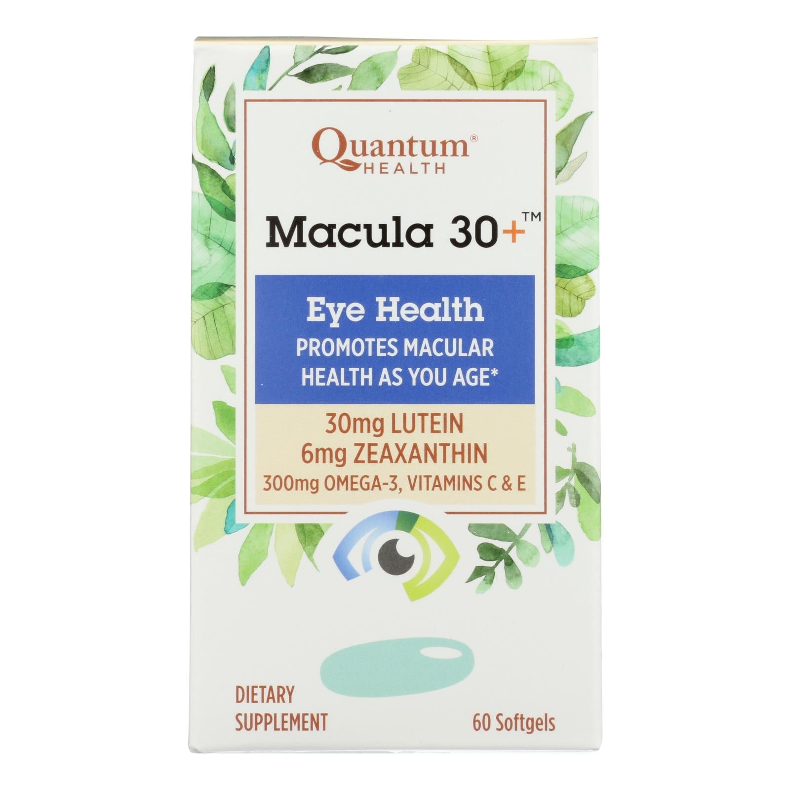 Quantum Research Macula 30 Salud ocular 60 cápsulas blandas