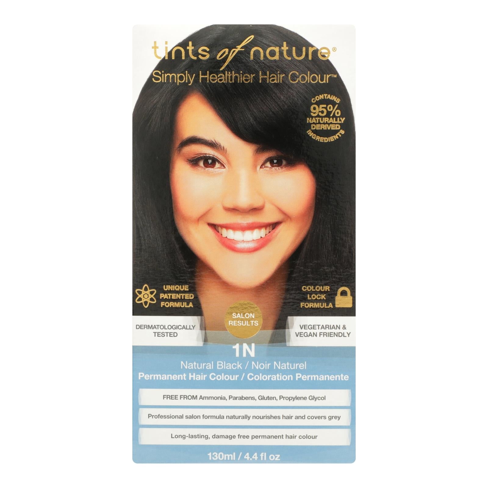 Tints of Nature 4.4 fl oz Colorante natural para cabello negro