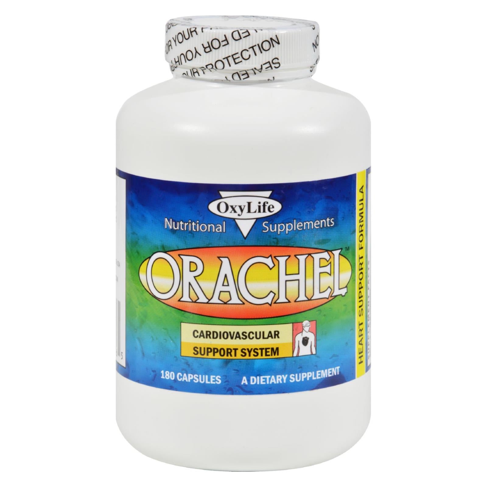 Sistema de apoyo cardiovascular Oxylife Orachel (180 cápsulas)