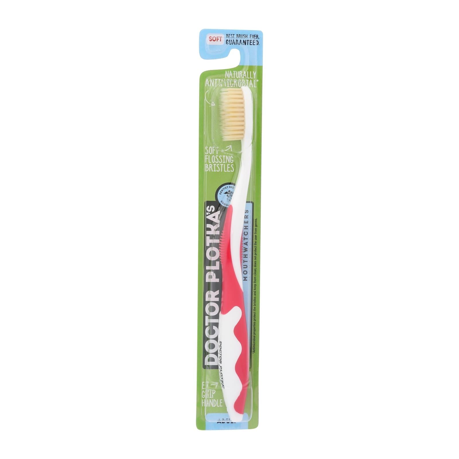 Cepillos de dientes para adultos Mouth Watchers Red A/B