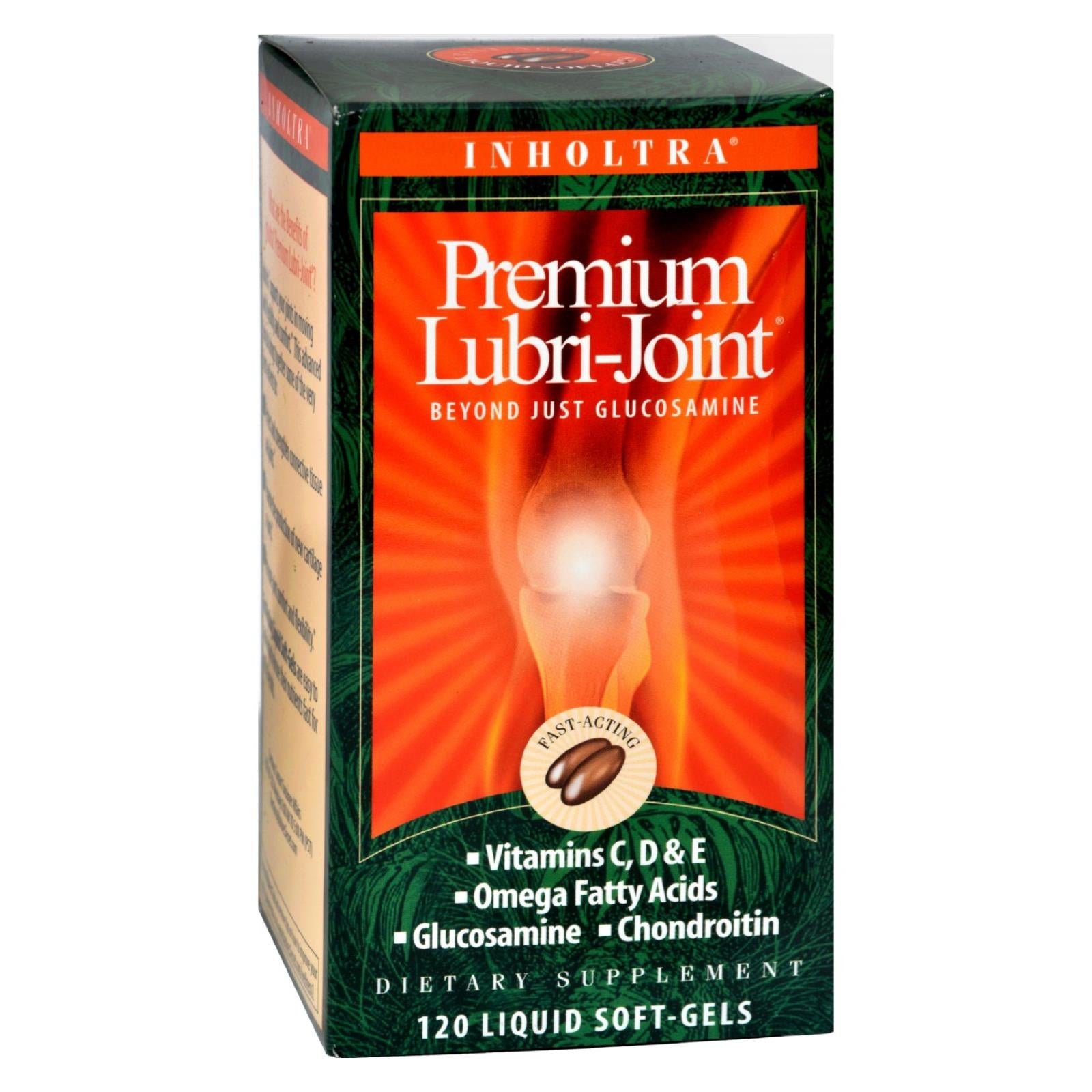 Inholtra Premium Lubri-joint - 120 cápsulas de gelatina para el apoyo articular 