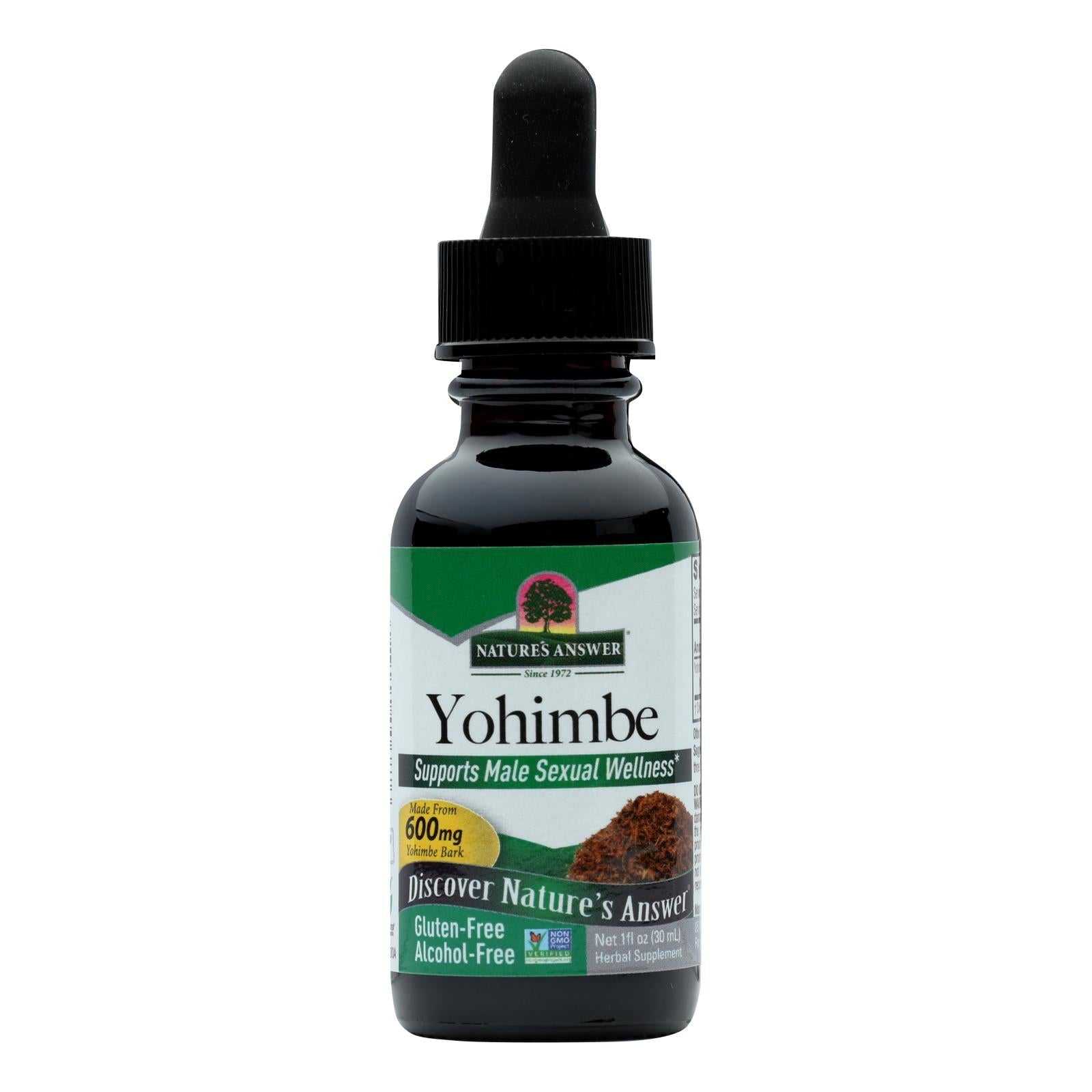 Corteza de yohimbe sin alcohol Nature's Answer (30 ml)