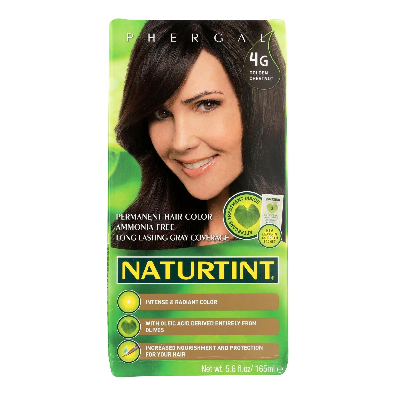 Naturtint Coloración permanente para el cabello castaño dorado, 5,28 oz.