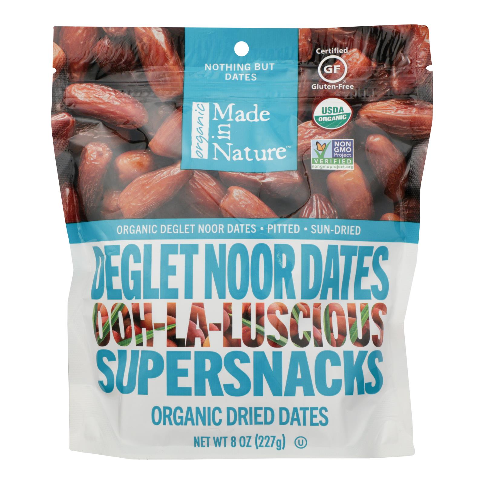 Paquete económico de dátiles Noor orgánicos sin azúcar añadido (paquete de 6 - 8 oz)