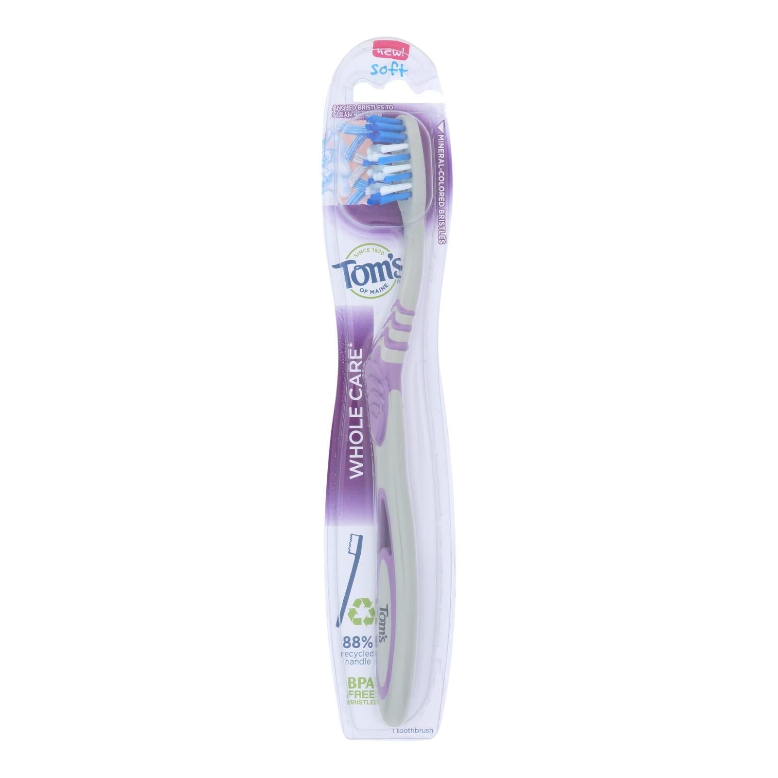 Cepillo de dientes suave Tom's of Maine, paquete de 6
