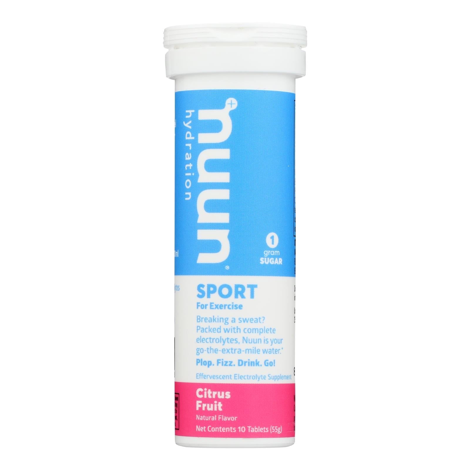 Nuun Active Hydration Cítricos (paquete de 8, 10 comprimidos por tubo) 