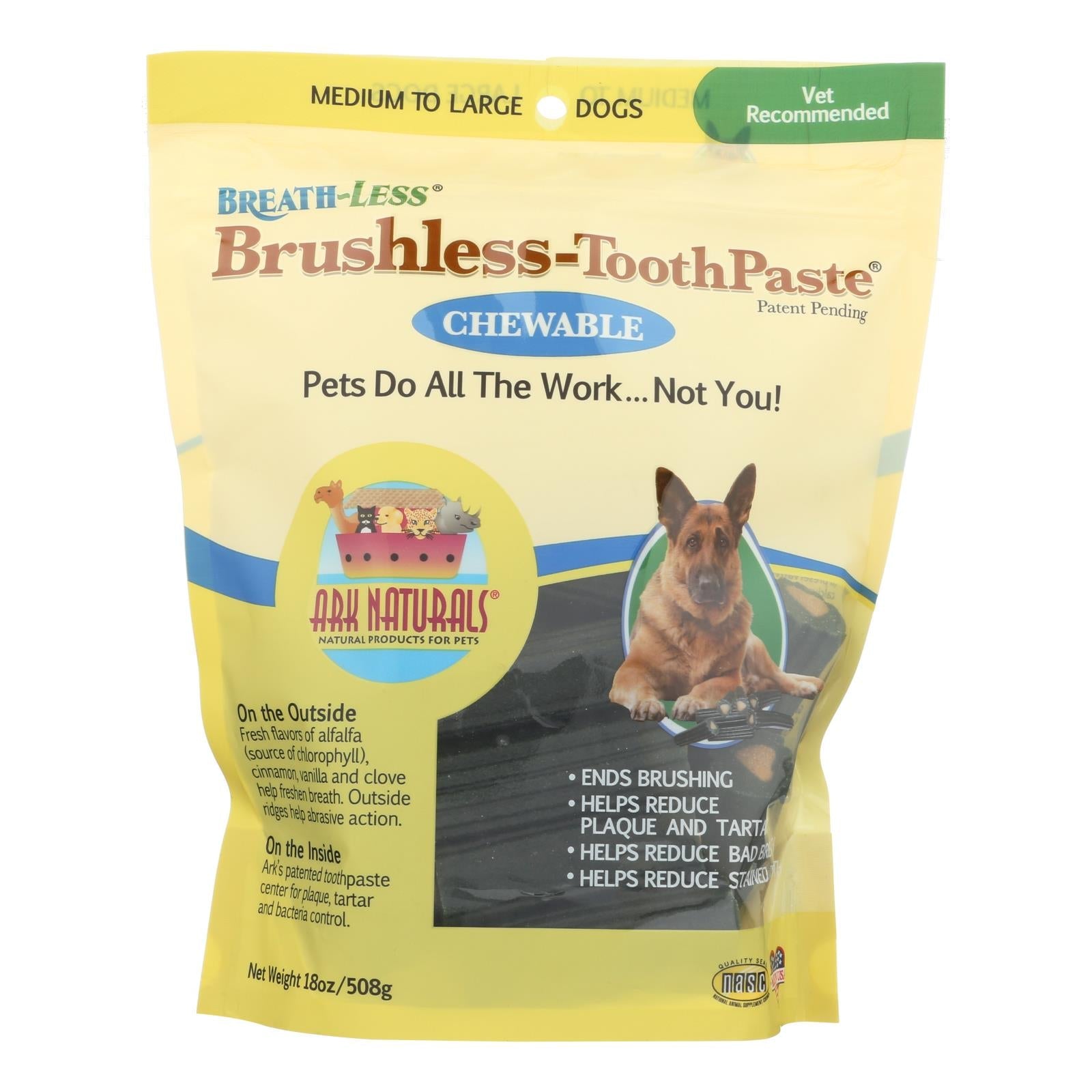 Pasta dental Ark Naturals Breathless Brushless - 500 ml