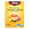 Té de hierbas Yogi Throat Comfort, miel y limón, sin cafeína - 16 bolsitas (paquete de 6)