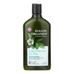Acondicionador de árbol de té para el cuero cabelludo Avalon Organics - 325 ml - Paquete de 3