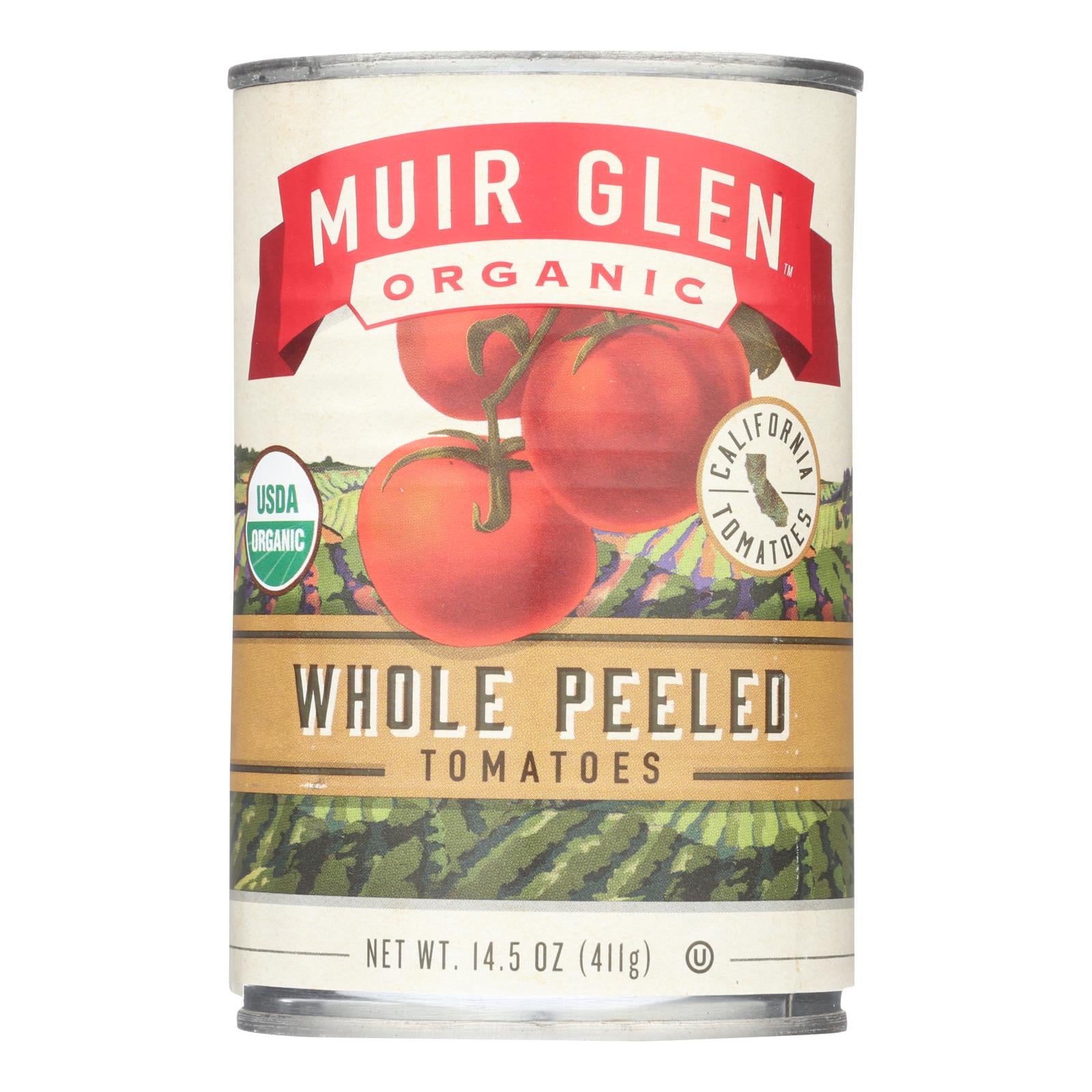 Muir Glen Whole Peeled Tomatoes (12 Pack x 14.5 Oz.)