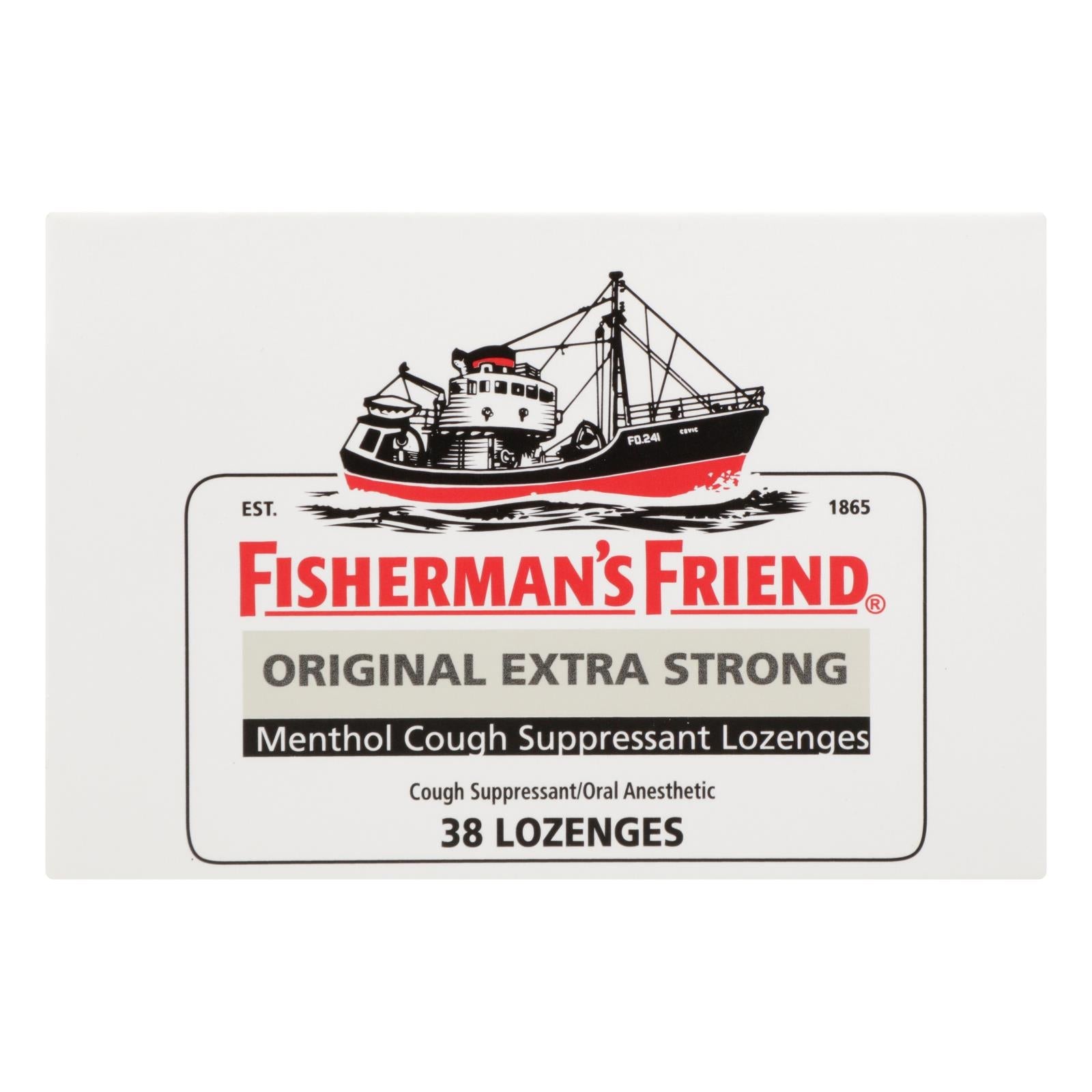 Pastillas Fisherman's Friend Extra Fuertes Originales, 38 Pastillas - 1 Caja